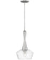 Bette 1-Light Small Pendant in Polished Nickel
