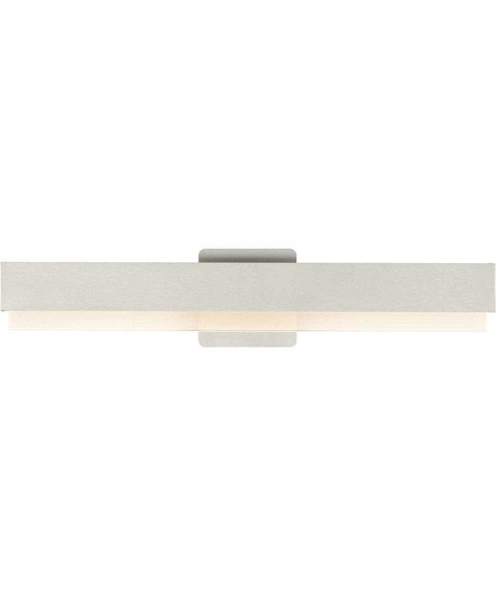 Semblance 24 in. Medium Modern 3CCT Integrated LED Linear Vanity Light Brushed Nickel