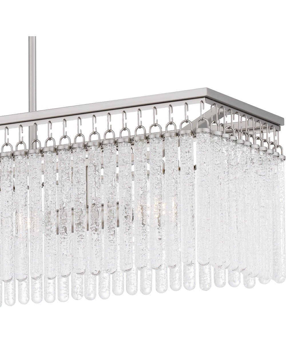 Camilla Medium 4-light Island Light Brushed Nickel