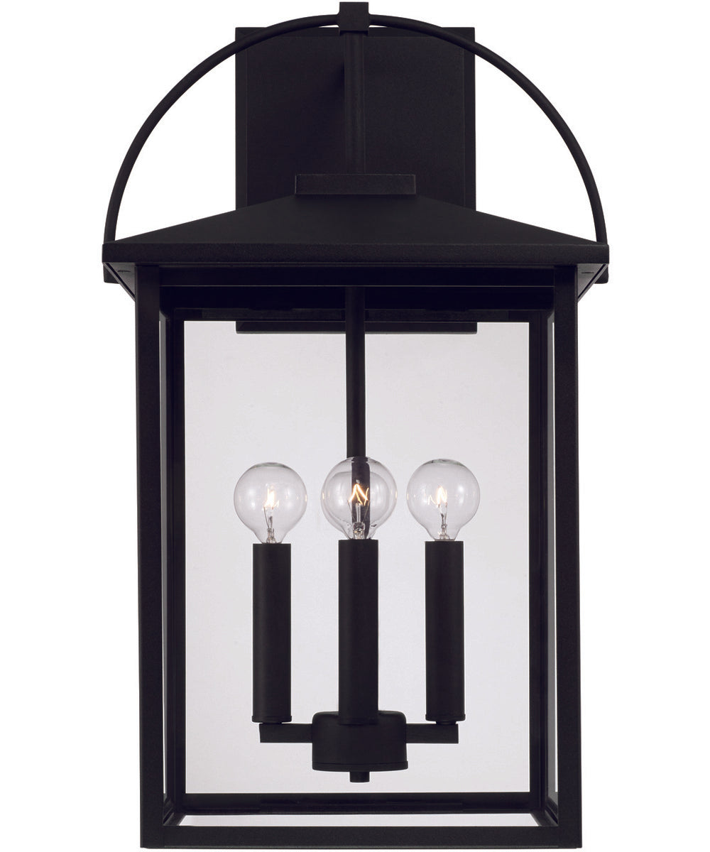 Bryson 4-Light Outdoor Wall-Lantern Black
