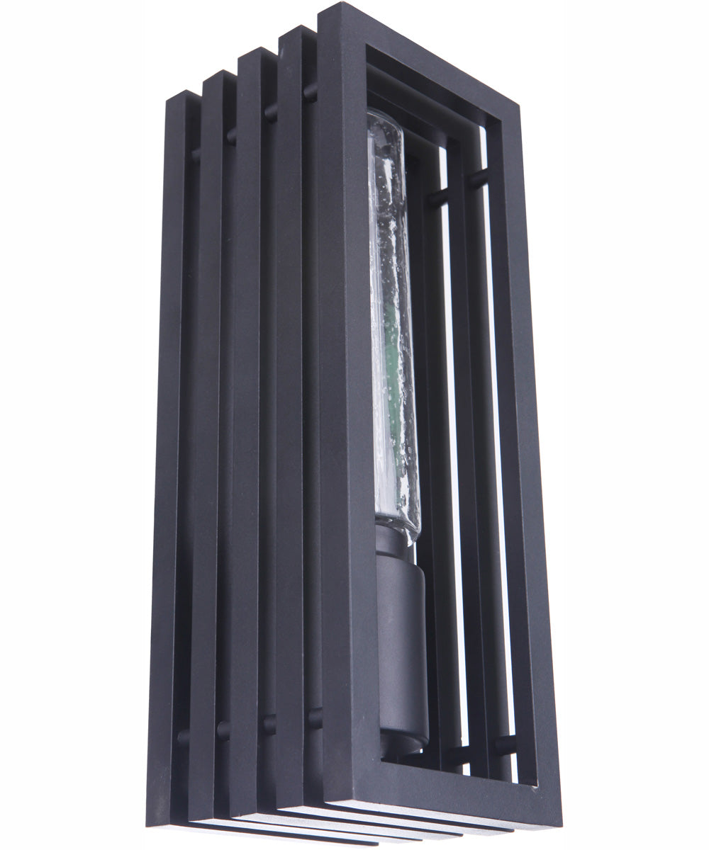 Carmel 1-Light Outdoor Wall Lantern Matte Black