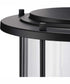 Gunther 1-Light Modern Farmhouse Post Lantern Matte Black