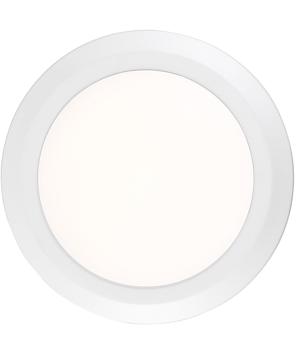 Verge  Flush Mount White Lustre