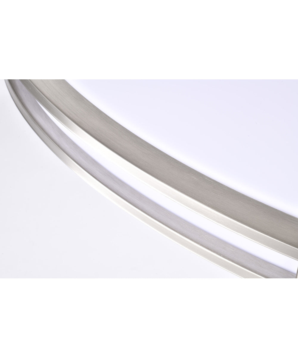 Glamour  Close-to-Ceiling Brushed Nickel