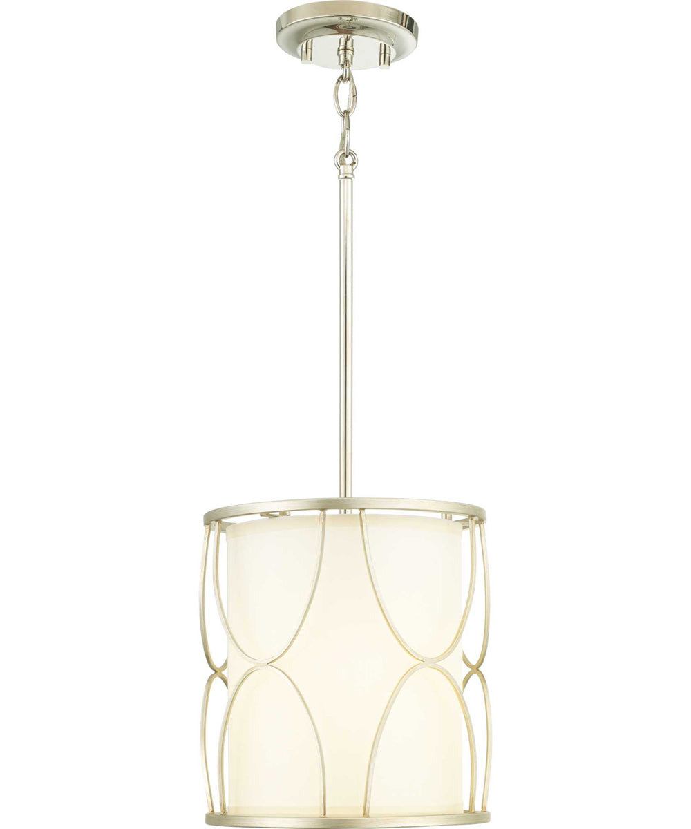 Landree 1-Light Mini-Pendant Silver Ridge