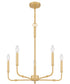 Abner 5-light Chandelier Aged Brass
