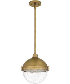 Perrine Small 1-light Mini Pendant Weathered Brass