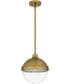 Perrine Small 1-light Mini Pendant Weathered Brass