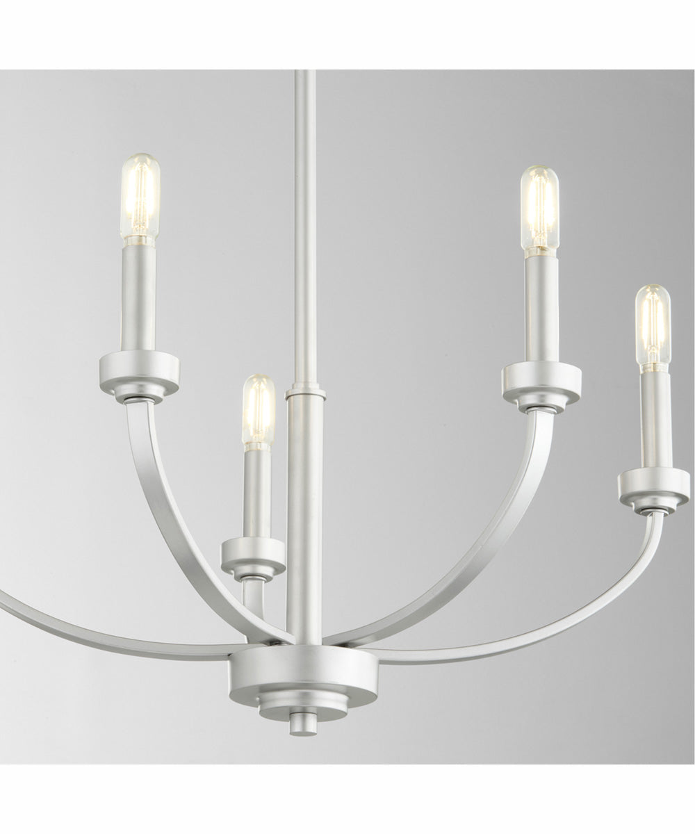 Reyes 5-light Chandelier Classic Nickel