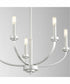 Reyes 5-light Chandelier Classic Nickel