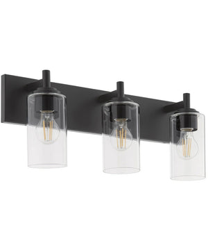 Fallstaff 3-light Bath Vanity Light Matte Black