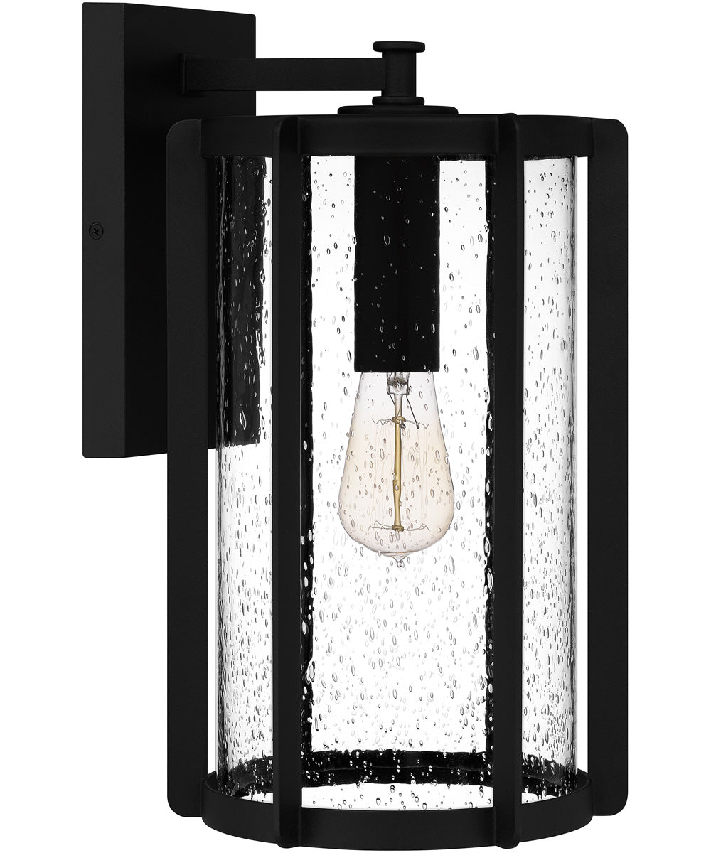 Hazel Large 1-light Outdoor Wall Light  Coastal Armour Aluminum Earth Black