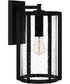 Hazel Large 1-light Outdoor Wall Light  Coastal Armour Aluminum Earth Black