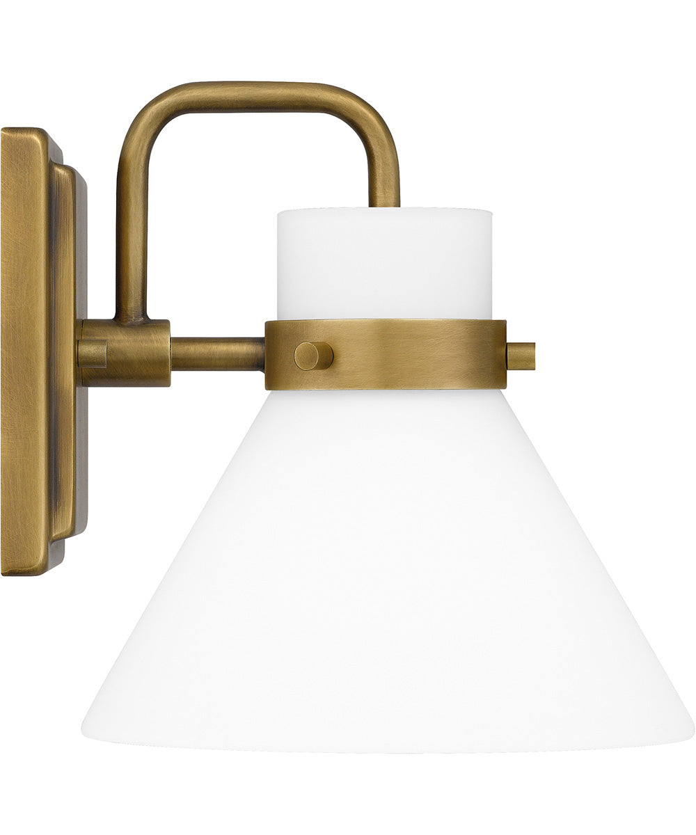 Regency Small 1-light Wall Sconce Weathered Brass