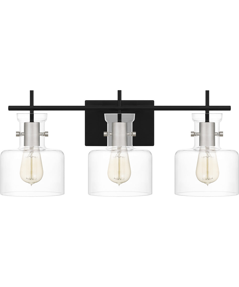 Pensbury Large 3-light Bath Light Matte Black