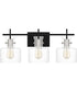 Pensbury Large 3-light Bath Light Matte Black