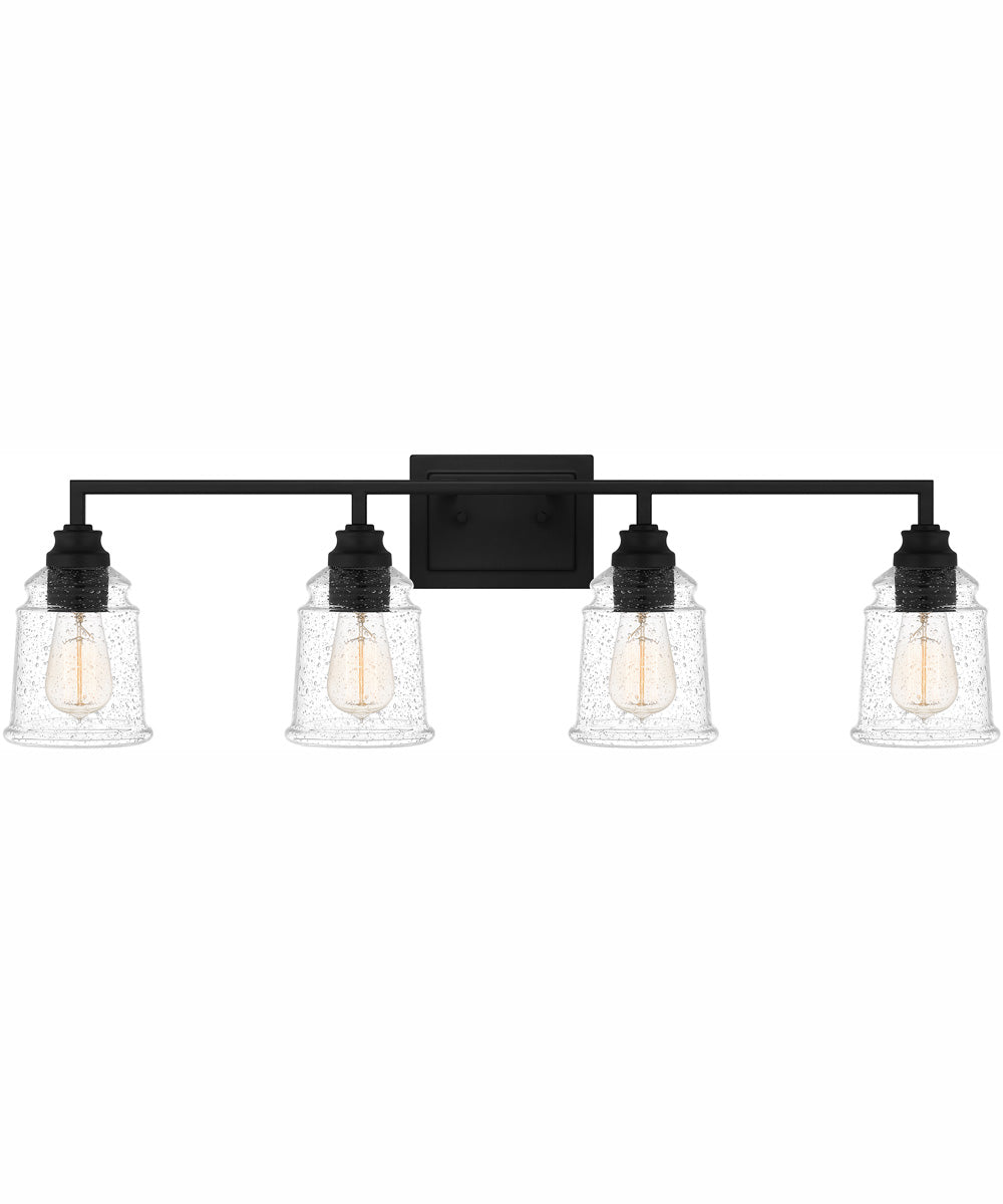 McIntire Extra Large 4-light Bath Light Matte Black