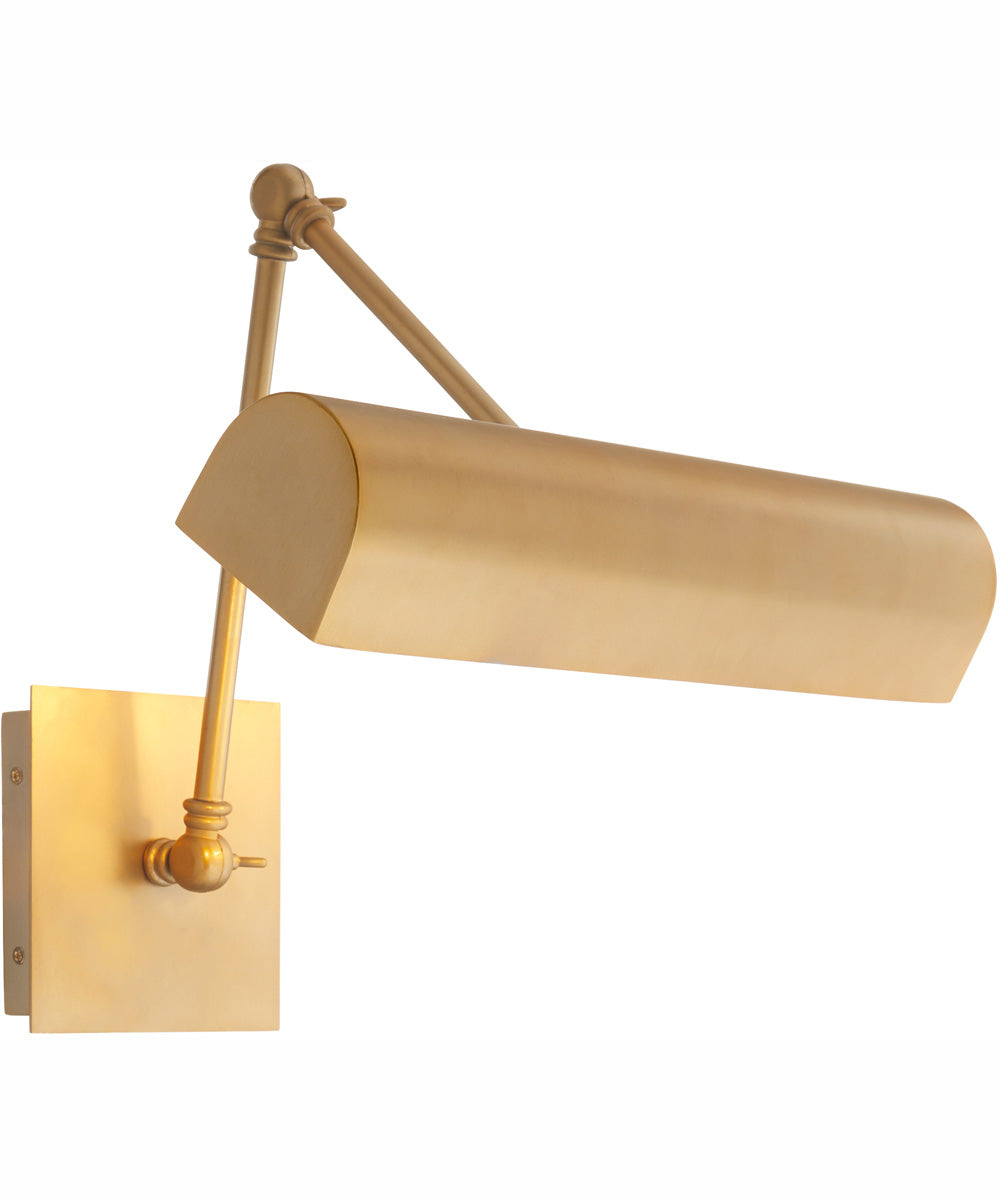 2-light Wall Mount Light Fixture Aged Brass