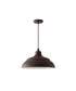 RLM 1-Light Outdoor Hanging-Lantern Rain or Shine - Oiled Bronze
