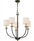Audley 5-light Chandelier Old Bronze