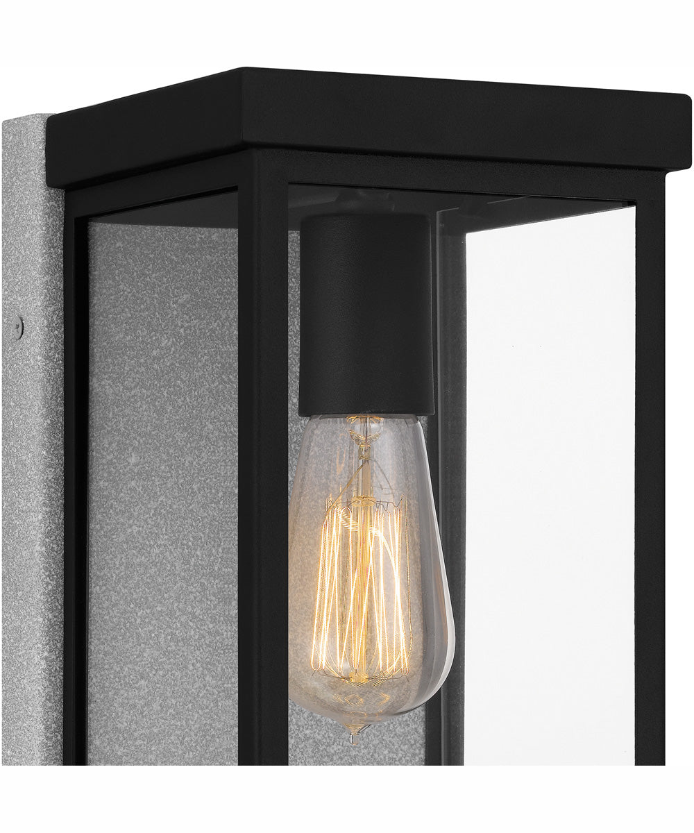 Ezra Small 1-light Outdoor Wall Light Earth Black