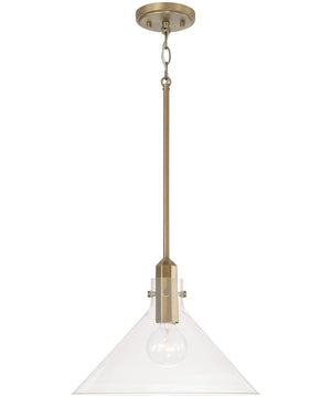 Greer 1-Light Pendant Aged Brass