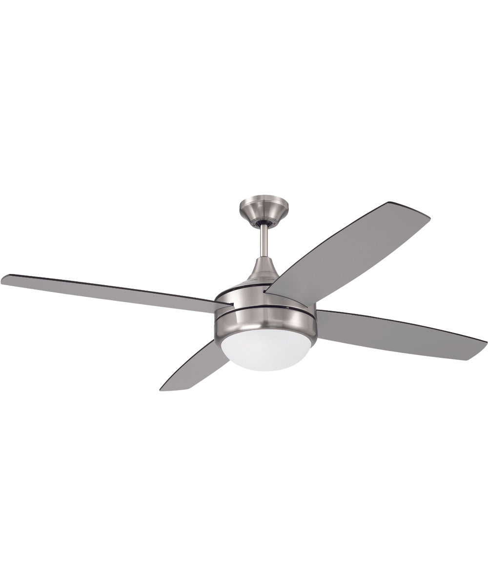 52" Phaze II 2-Light Ceiling Fan (Blades Included) Brushed Polished Nickel