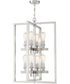 Chicago 8-Light Foyer Light Brushed Polished Nickel