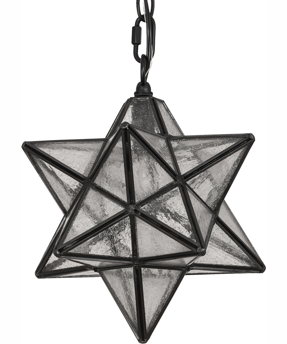 9" Wide Moravian Star Mini Pendant