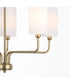 Tamara Day's Charlotte 5-light Chandelier Aged Brass