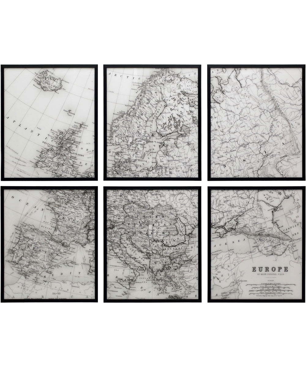 Avanworth Wall Art Set (6/CN) Black/White