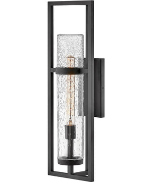 Cordillera 1-Light Large Outdoor Wall Mount Lantern in Black