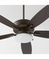 52" Breeze Patio Plus 52 1-light LED Indoor/Outdoor Patio Ceiling Fan Oiled Bronze