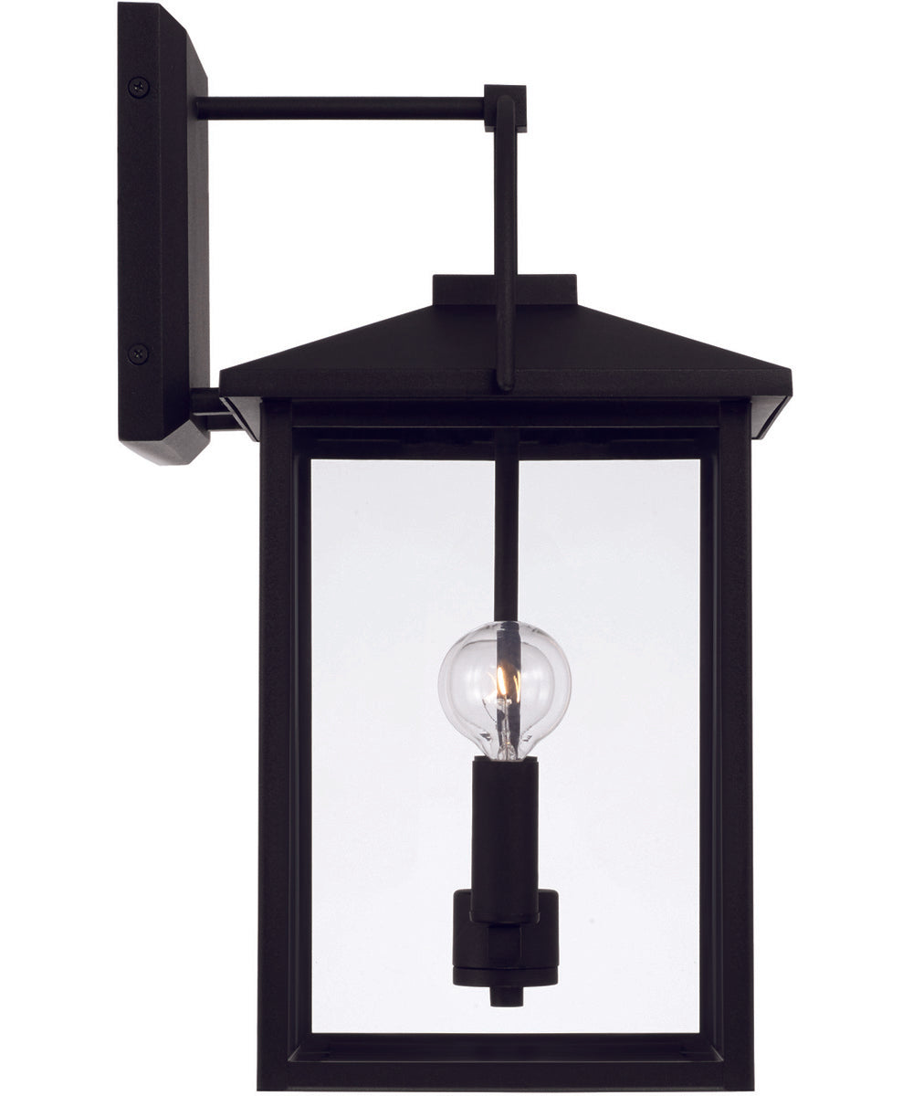 Bryson 2-Light Outdoor Wall-Lantern Rain or Shine - Black
