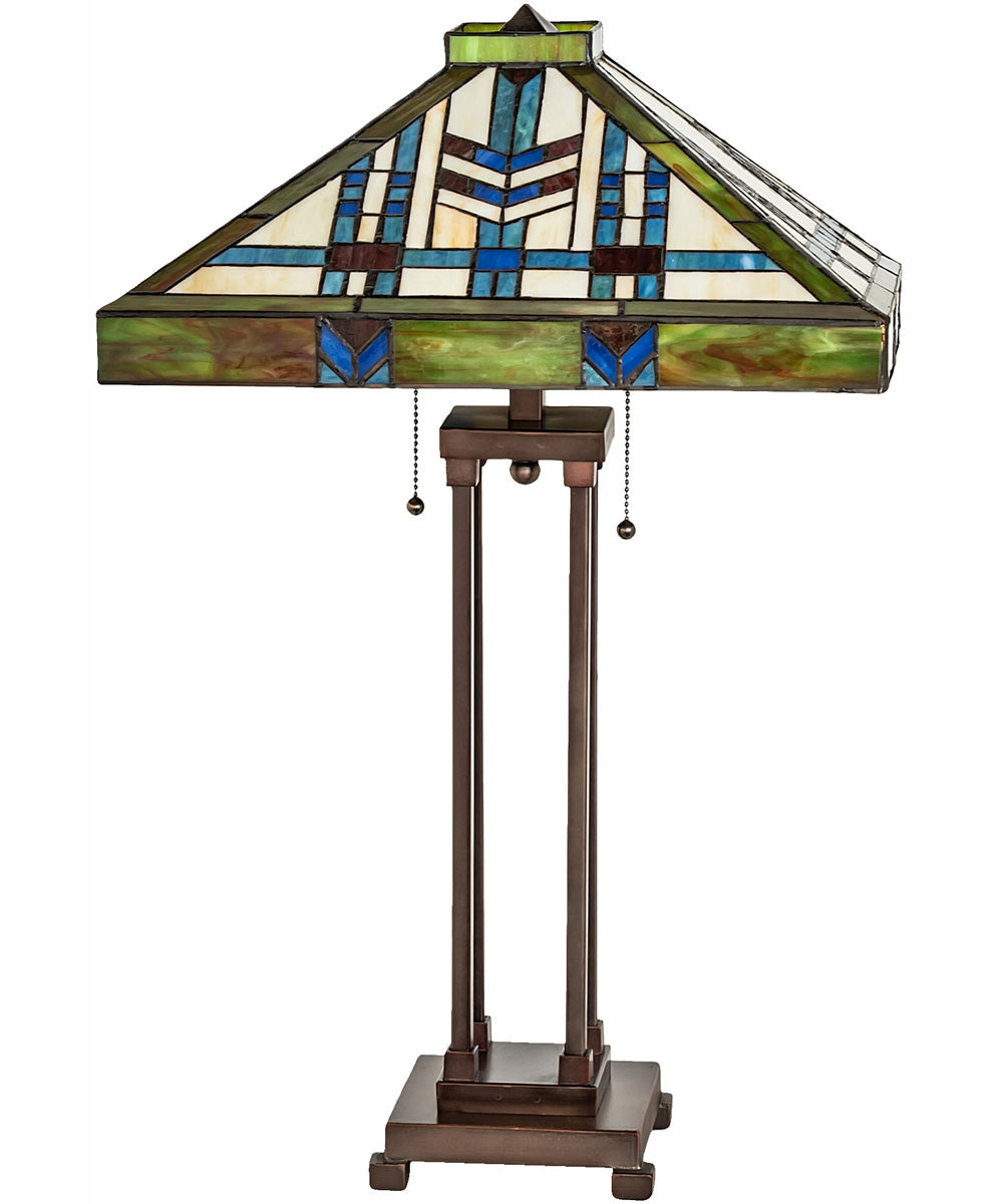 28" High Prairie Wheat Table Lamp