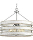 Gulliver 4-Light Coastal Pendant Light Galvanized Finish