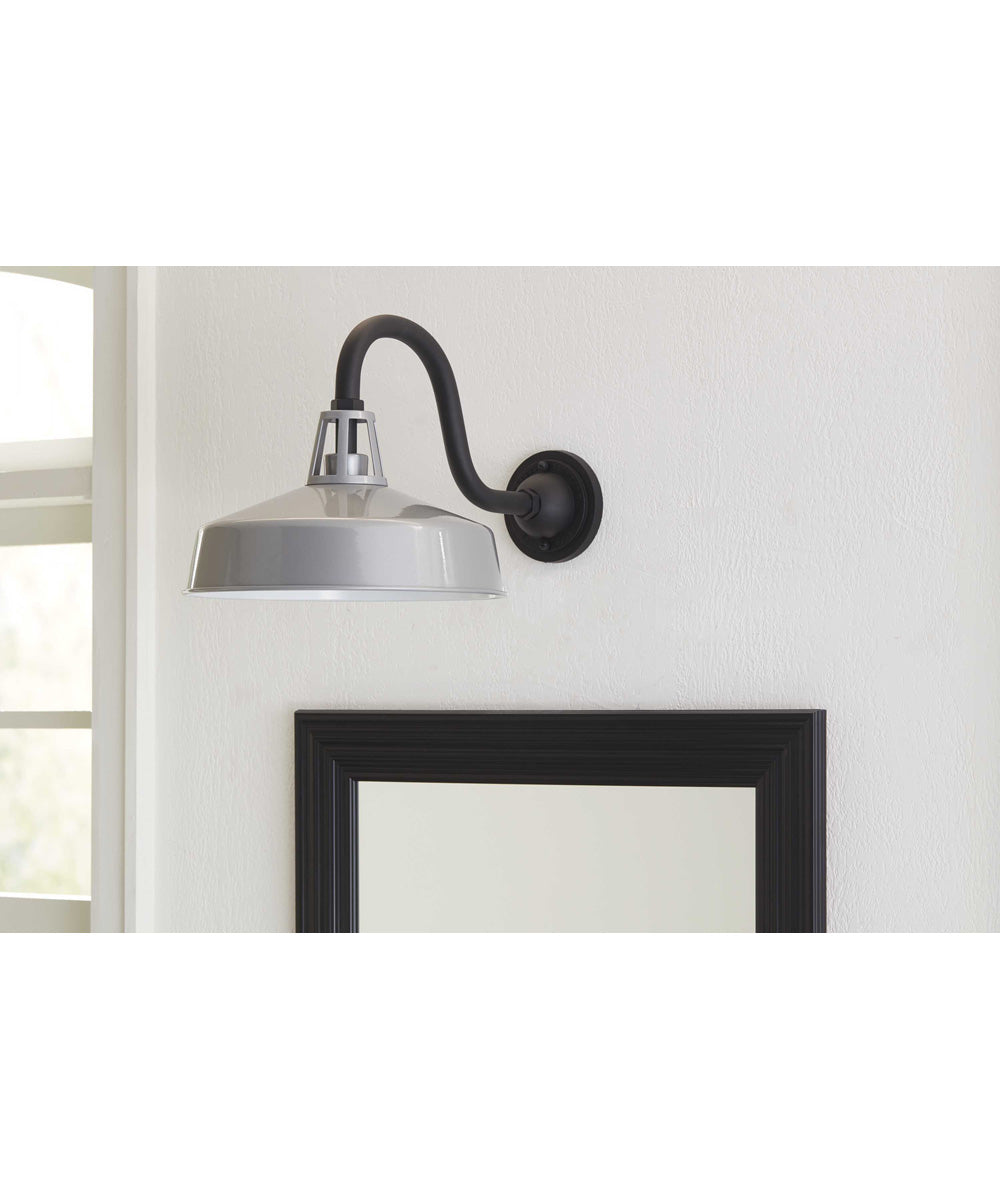 Cedar Springs 1-Light Extra Large Wall Lantern Metallic Gray