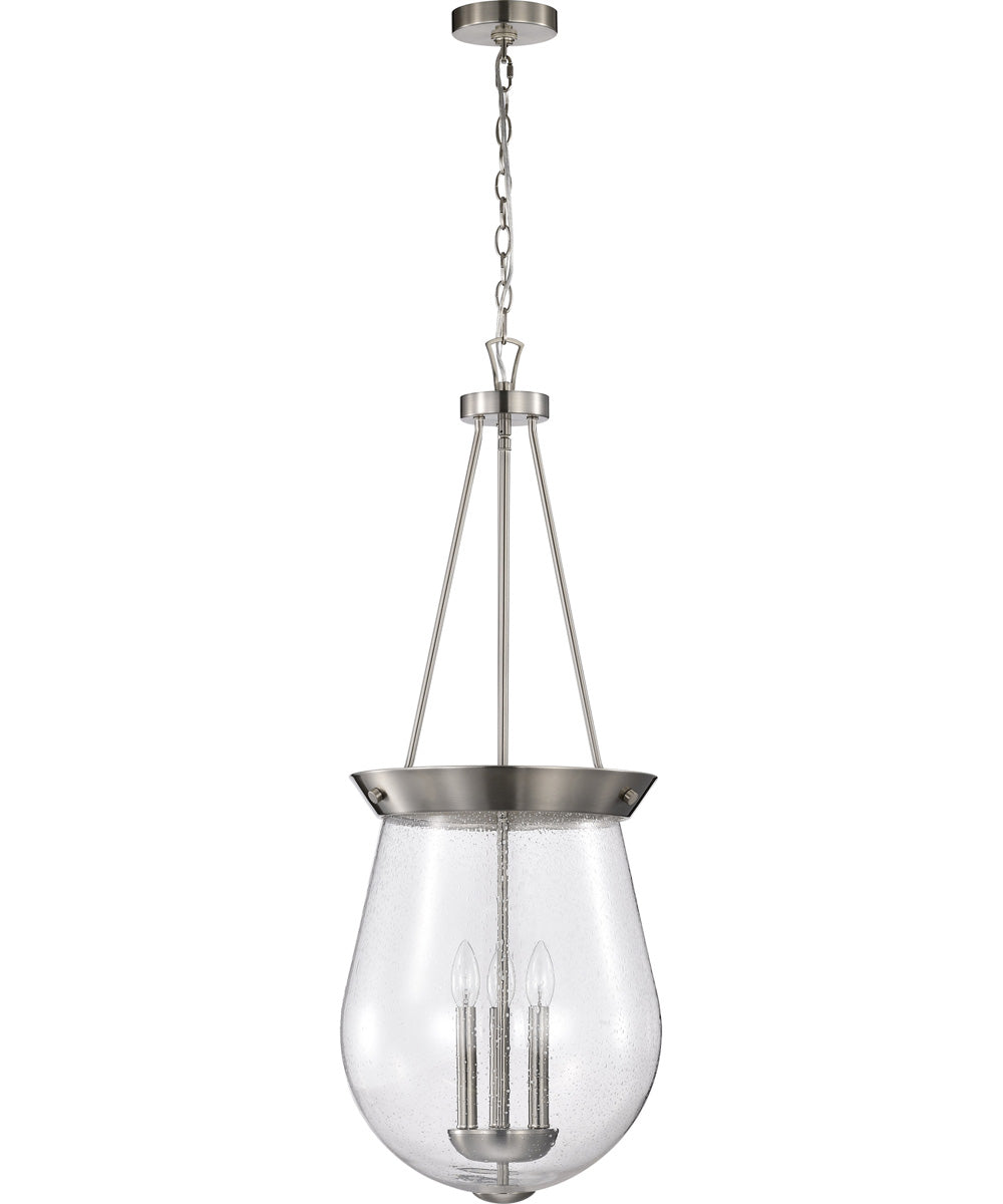 Boliver 3-Light Pendant Brushed Nickel