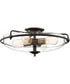 Griffin Extra Large 4-light Flush Mount Palladian Bronze