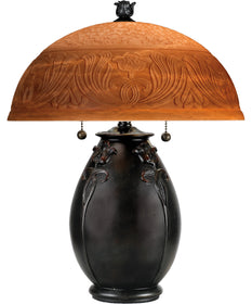 Glenhaven Small 2-light Table Lamp Teco Rossa
