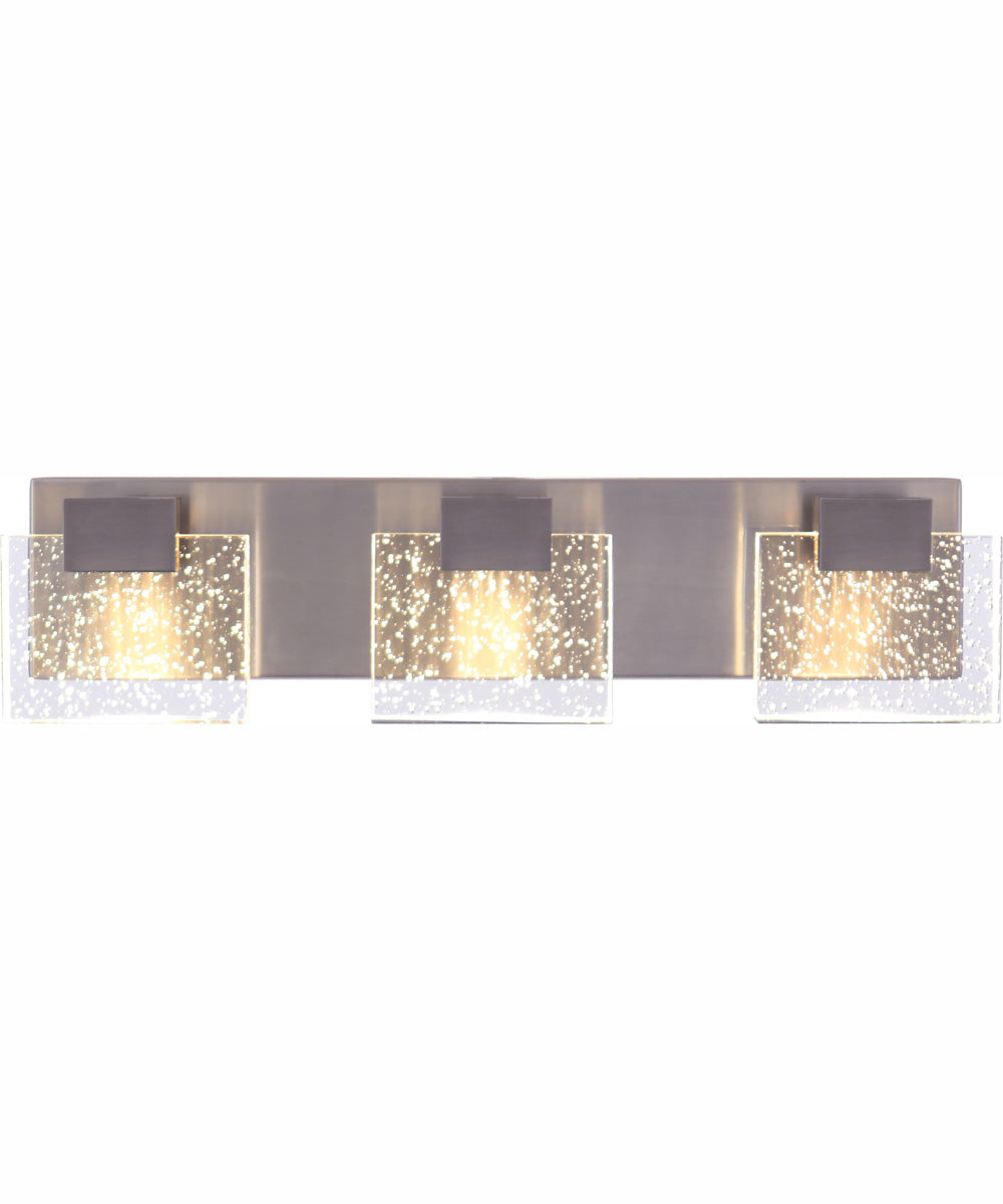 Alamere 3-Light Vanity Brushed Polished Nickel