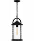 Reece Large 1-light Outdoor Pendant Light  Coastal Armour Aluminum Earth Black