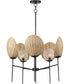 Maldives 5-Light Chandelier Black