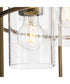 Burgess 5-Light Modern Farmhouse Hall & Foyer Light Aged Bronze