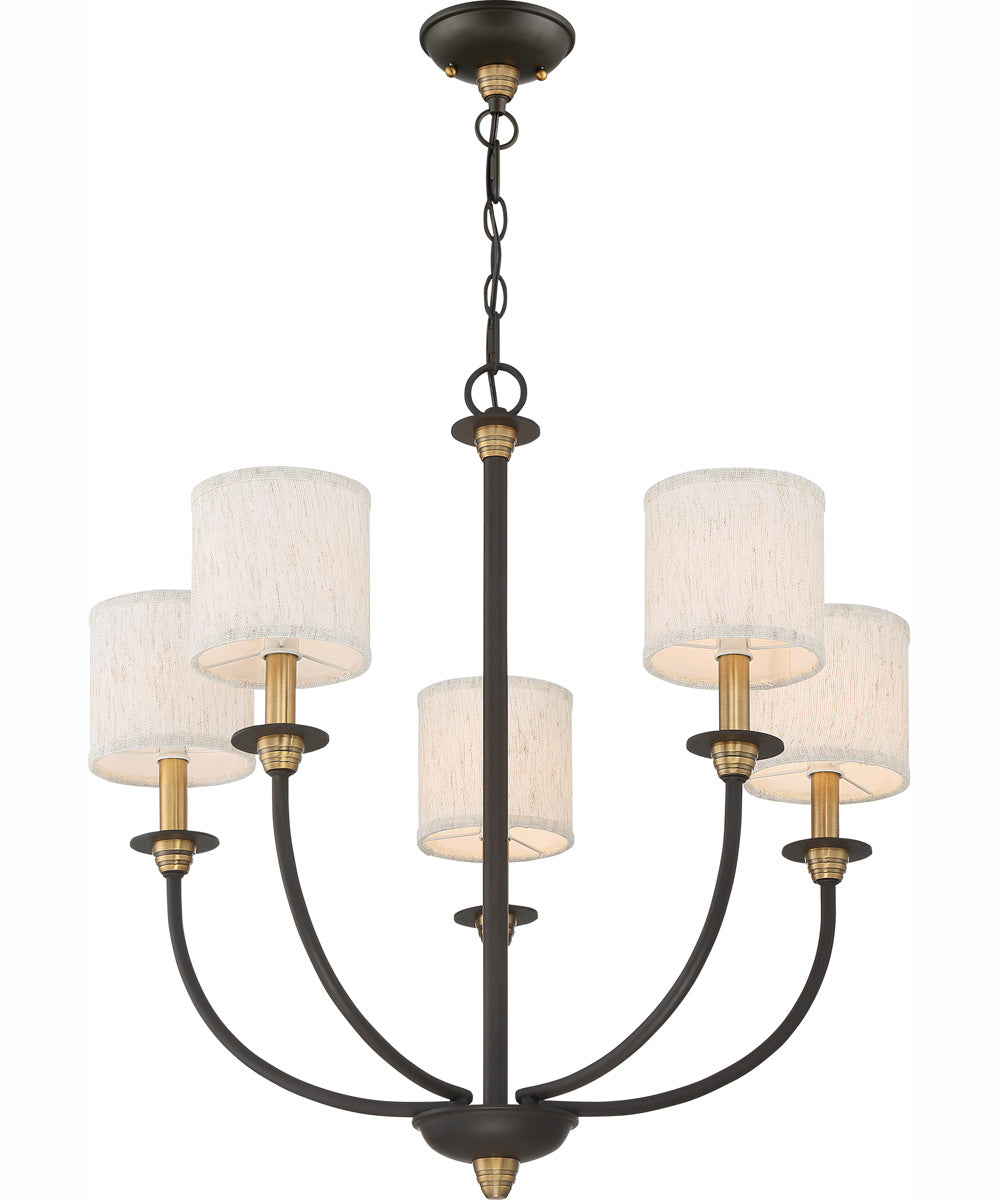 Audley 5-light Chandelier Old Bronze