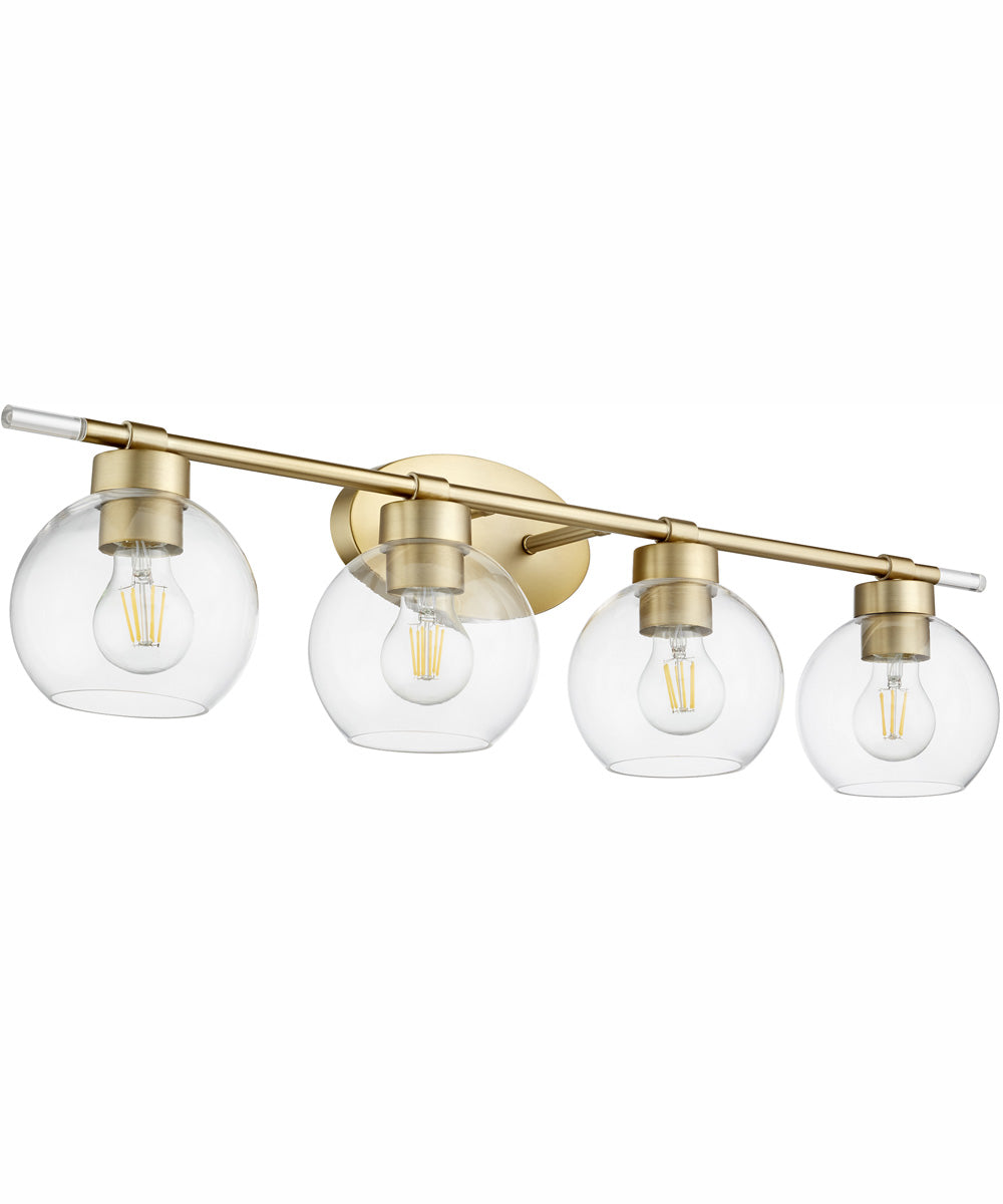 Volan 4-light Bath Vanity Light Aged Brass