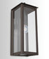 Hunt 1-Light Outdoor Wall Mount Rain or Shine - Oiled Bronze with Clear Glass
