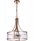 Elliot 5-Light Pendant Satin Brass