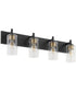 Fallstaff 4-light Bath Vanity Light Matte Black