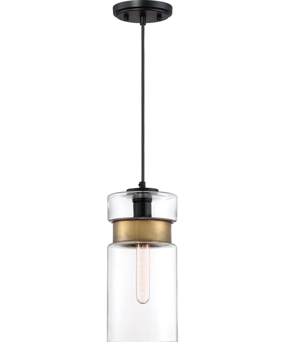 Gathering Small 1-light Mini Pendant Mystic Black